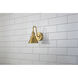Provence 1 Light 6 inch AGB Bath Light Wall Light in Antique Brass